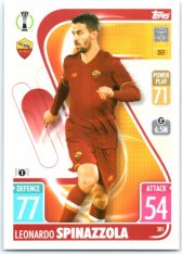 fotbalová kartička 2021-22 Topps Match Attax UEFA Champions 381 Leonardo Spinazzola AS Řím
