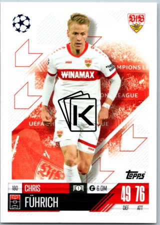 fotbalová kartička 2024-25 Topps Match Attax UEFA Club Competitions  180 Chris Fuhrich (VfB Stuttgart)