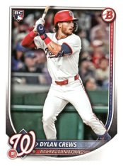 Baseballová karta 2025 Bowman 42 Dylan Crews, Washington Nationals RC