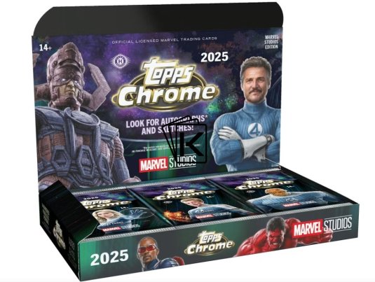 2025 Topps Chrome Marvel Studios Hobby Box