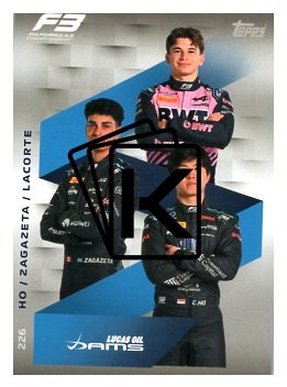 2025 Topps Turbo Attax F1 DAMS Lucas Oil F3 Teams HP 226