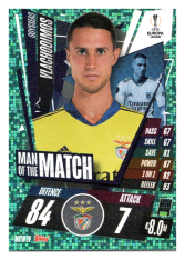 fotbalová kartička 2020-21 Topps Match Attax Champions League Extra Man of the Match MOTM20 Odysseas Vlachodimos SL Benfica