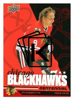 2025-26 Upper Deck Centennial Chicago Blackhawks 77 Jim Pappin