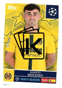 2025-26 Topps Champions League   Villarreal CF 476 Alberto Moleiro