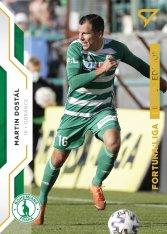 fotbalová kartička SportZoo 2020-21 Fortuna Liga Gold Limited 39 Martin Dostál Bohemians Praha 1905 /99