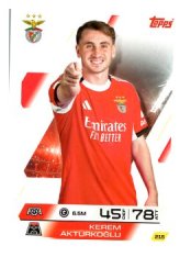 fotbalová kartička 2025-26 Topps Match Attax UCC 215 Kerem Aktürkoğlu (SL Benfica)