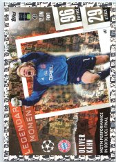 Fotbalová kartička 2023-24 Topps Match Attax UEFA Club Competitions  Legendary Moment 447 Oliver Kahn FC Bayern München