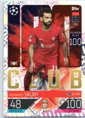 Fotbalová kartička 2022-23 Topps Match Attax UCL CLub 100 - 457 Mohamed Salah - Liverpool