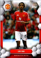 fotbalová kartička 2024-25 Topps Manchester United Fan Set 5 Leny Yoro