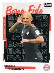 fotbalová kartička 2025-26 Topps Team set FC Bayern Munchen Bona Fide Baller BB-1 Arjen Robben