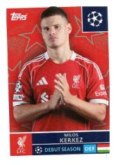 2025-26 Topps Champions League  Liverpool FC 255 Milos Kerkez