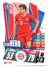 fotbalová kartička Topps Match Attax Champions League 2020-21 BAY2 Thomas Müller Club Hero Bayern Munchen