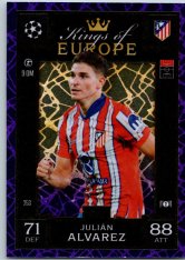 Fotbalová kartička 2024-25 Topps Match Attax EXTRA UEFA Club Competitions Kings of Europe 253.  Julián Álvaerez (Atlético de Madrid)