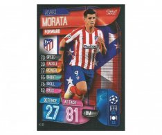 Fotbalová kartička 2019-2020  Topps Champions League Match Attax - Alvaro Morata - Atletico Madrid 10