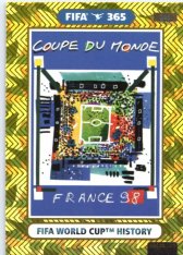 fotbalová karta Panini Adrenalyn XL FIFA 365 2021 FIFA World Cup History 385 France 1998