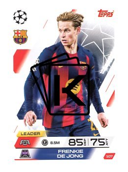 fotbalová kartička 2025-26 Topps Match Attax UCC 107 Frenkie de Jong (FC Barcelona)