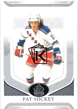 Hokejová karta 2020-21 Upper Deck SP Legends Signature Edition 60 Pat Hickey - New York Rangers