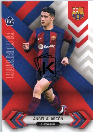2023-24 Topps FC Barcelona team set Blaugrana BL-2 Angel Alarcon RC