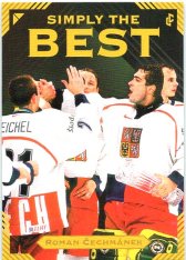 Legendary Cards Simply The Best 20 Roman Čechmánek 2000 Česká Republika Nejlpeší brankář MS