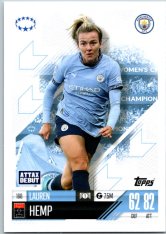 Fotbalová kartička 2024-25 Topps Match Attax EXTRA UEFA Club Competitions UWCL Cards 168.  Lauren Hemp (Manchester City)