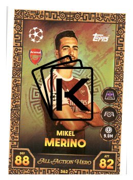 fotbalová kartička 2025-26 Topps Match Attax UCC 362 Mikel Merino (Arsenal)