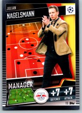 fotbalová kartička 2020-21 Topps Match Attax 101 Champions League 118 Julian Nagelsmann RB Lipsko