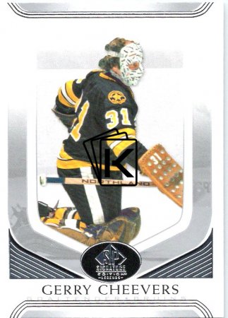 Hokejová karta 2020-21 Upper Deck SP Legends Signature Edition 14 Gerry Cheevers - Boston Bruins