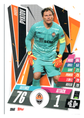 fotbalová kartička Topps Match Attax Champions League 2020-21 SHA6 Andriy Pyatov Shakhtar Donetsk