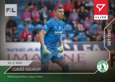 fotbalová kartička 2022-23 SportZoo Fortuna Liga Live L-111 Lukáš Soukup Bohemians Praha /54