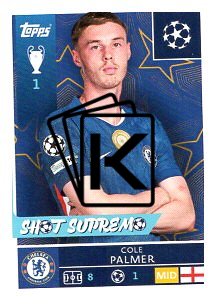 2025-26 Topps Champions League Chelsea FC 162 Cole Palmer