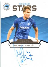 fotbalová kartička 2021-22 SportZoo Fortuna Liga Signed Stars S1-MR Michael Rabušic FC Slovan Liberec /199