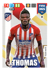 Fotbalová kartička Panini Adrenalyn XL FIFA 365 - 2020 Team Mate 94 Thomas  Atletico de Madrid
