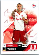 fotbalová kartička 2024-25 Topps Match Attax UEFA Club Competitions 391 Strahinja Pavlovic (FC Salzburg)