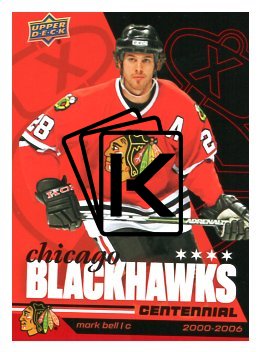 2025-26 Upper Deck Centennial Chicago Blackhawks 76 Mark Bell