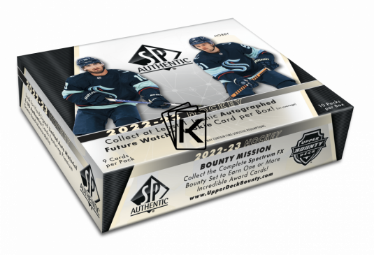2022-23 UD SP Authentic Hockey Hobby Box