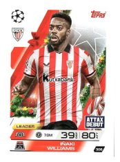 fotbalová kartička 2025-26 Topps Match Attax UCC Winter Collection Athletic Club 306  Iñaki Williams