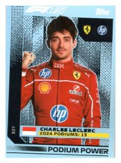 2025 Topps Turbo Attax F1 Scuderia Ferrari Podium Power  327 Charles Leclerc