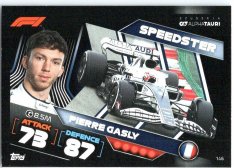 2022 Topps Formule 1Turbo Attax F1 Speedster 146 Pierre Gasly