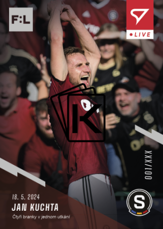 fotbalová kartička 2023-24 SportZoo Fortuna Liga Live L-41 Jan Kuchta