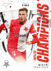 2025-26 SportZoo SK Slavia Praha Champions CH-16 David Zima