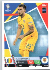 fotbalová karta Topps Match Attax EURO 2024 ROM8 Deian Sorescu (Romania)