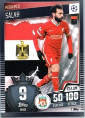 fotbalová kartička 2020-21 Topps Match Attax 101 Champions League 9 Mohamed Salah Liverpool