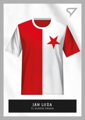 fotbalová kartička 2023 Sportzoo Dekády Takový dres oblékal J-010 JÁN LUŽA TJ SLAVIA PRAHA