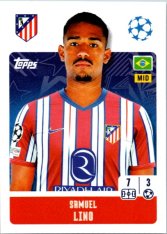 2024-25 Topps Champions League 94 Samuel Lino (Atlético de Madrid)