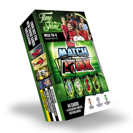 2024-25 Topps Match Attax UEFA Champions League Mega Tin Time to Shine Set