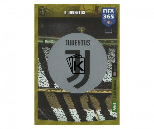 Fotbalová kartička Panini FIFA 365 – 2020 Znak Juventus