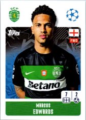 2024-25 Topps Champions League 364 Marcus Edwards (Sporting Clube de Portugal)
