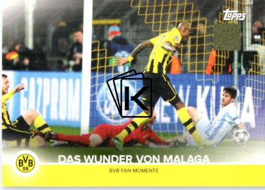 Fotbalová kartička 2021-22 Topps Borrusia Dortmund Das WUnder Von Malaga