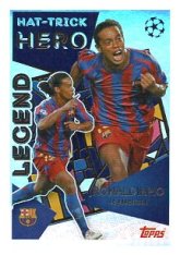 2025-26 Topps Champions League Historic Hat-Trick Heroes 32 Ronaldinho (FC Barcelona)