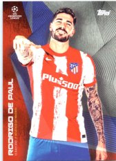 fotbalová kartička 2021 Topps Summer Signings Rodrigo de Paul Atletico Madrid